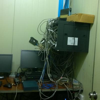 Before - Fiduga Server Room