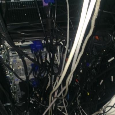 Before - Orange Back Rack